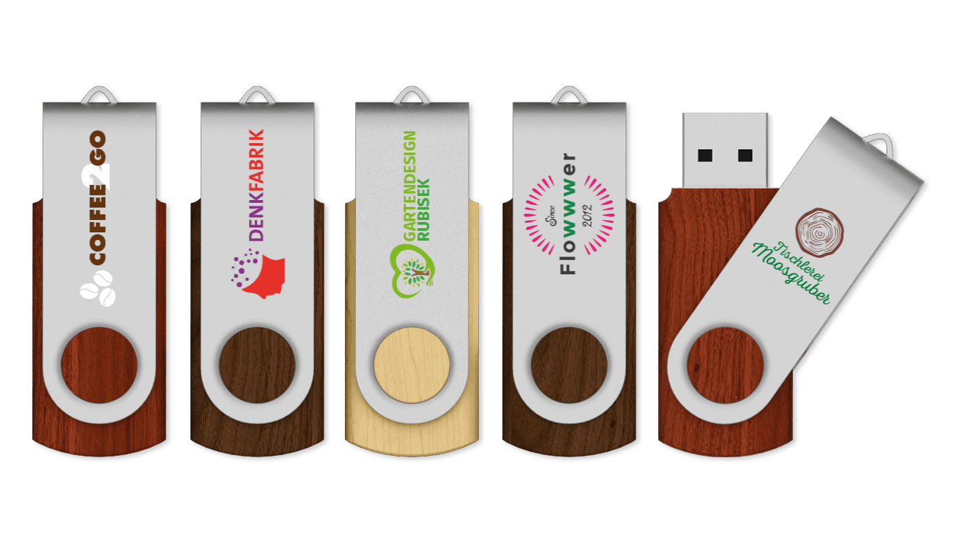 Pendrives Personalizados Baratos Madera Metal