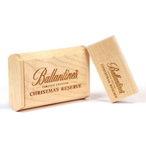 Caja Madera Para Pendrives Personalizados