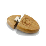 Memoria USB de MAdera Ovalo