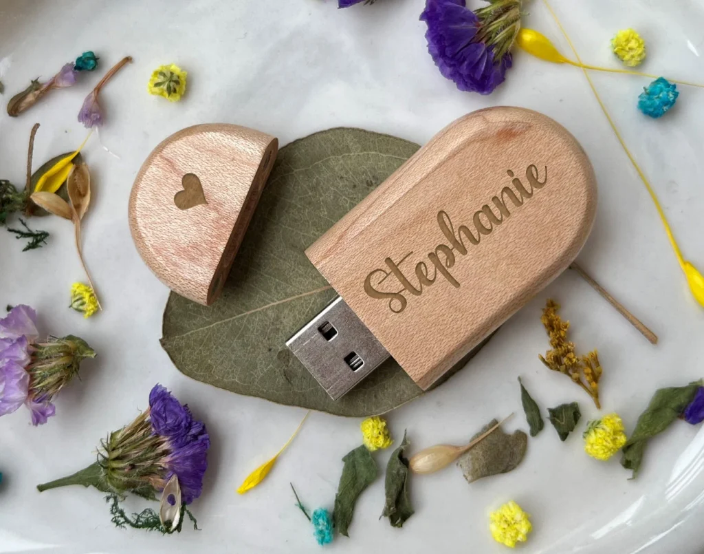 USB Personalizados de Madera