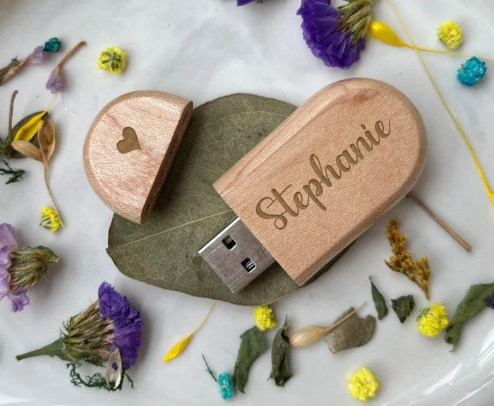 USB Personalizados de Madera