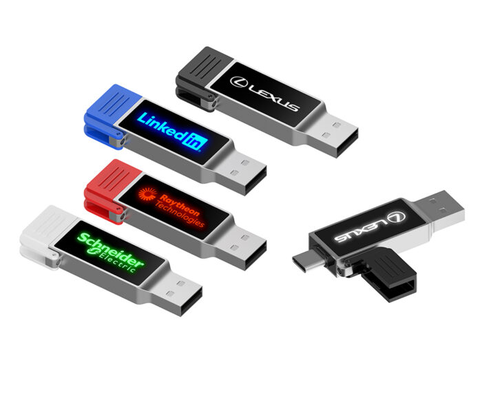 Pendrives Personalizados Con Luz Led
